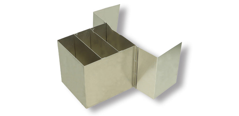 Alu-Abteileinsatz für Pinselboxen