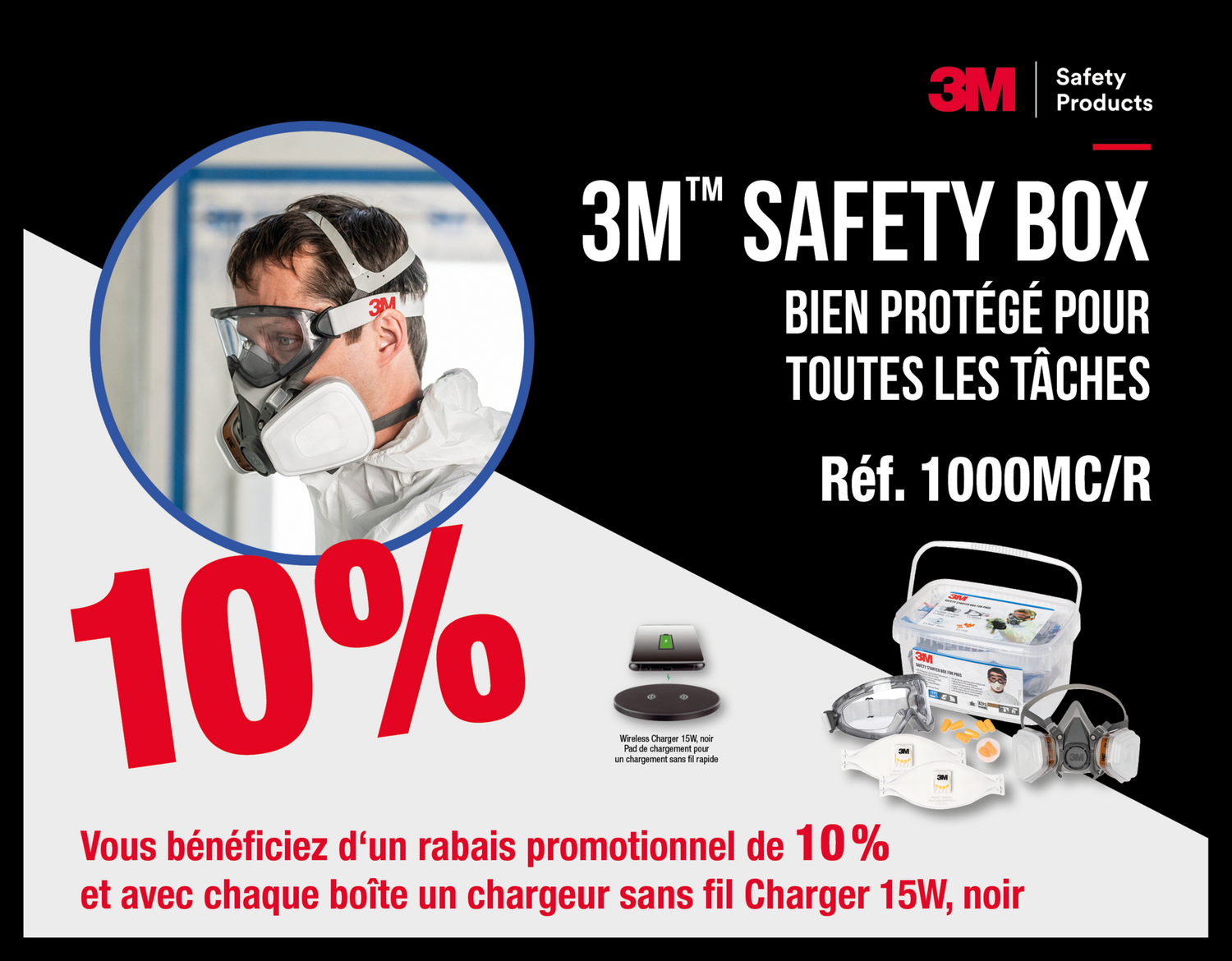 10% de remise sur des Safety Box de 3M